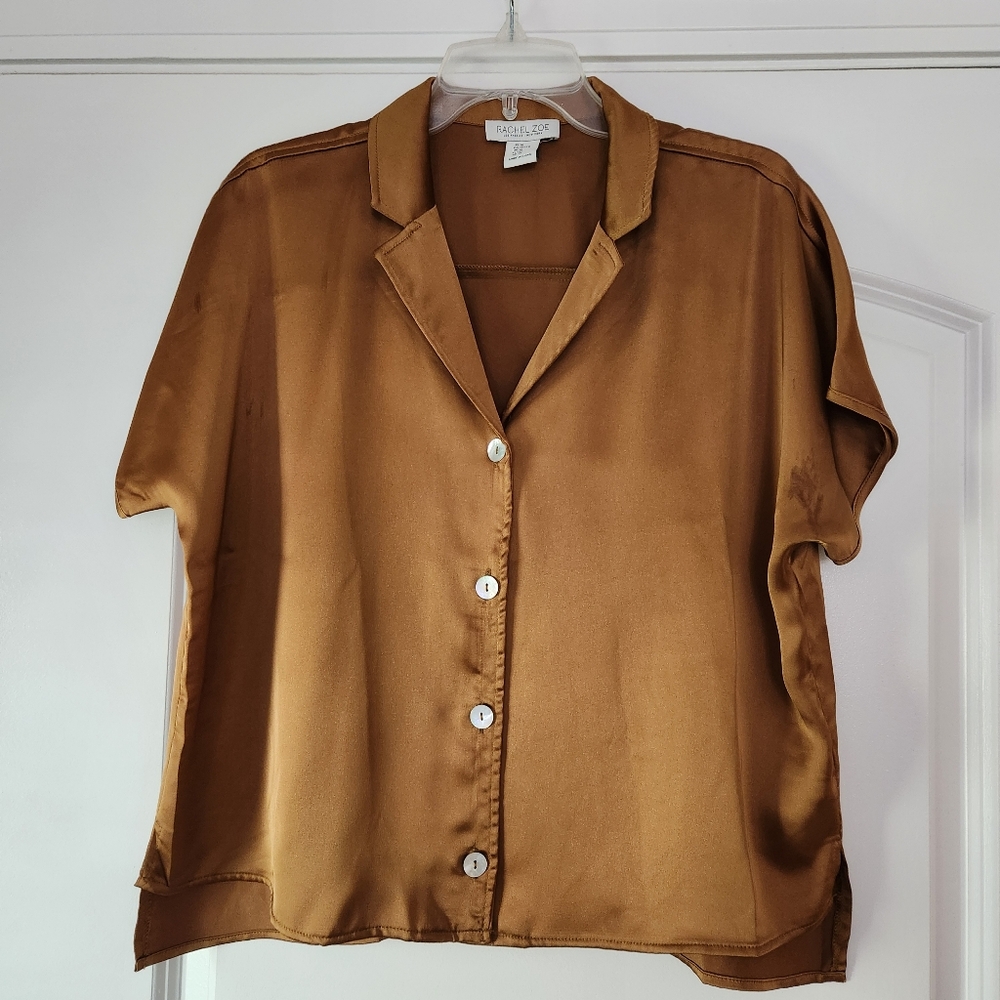 Rachel Zoe Brown Blouse